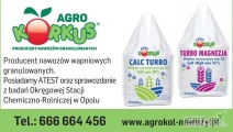 Producent agrokorkuswapno węglanowe - 90% CaCO3,• tlenek wapnia - od 50 do 54% CaO,

